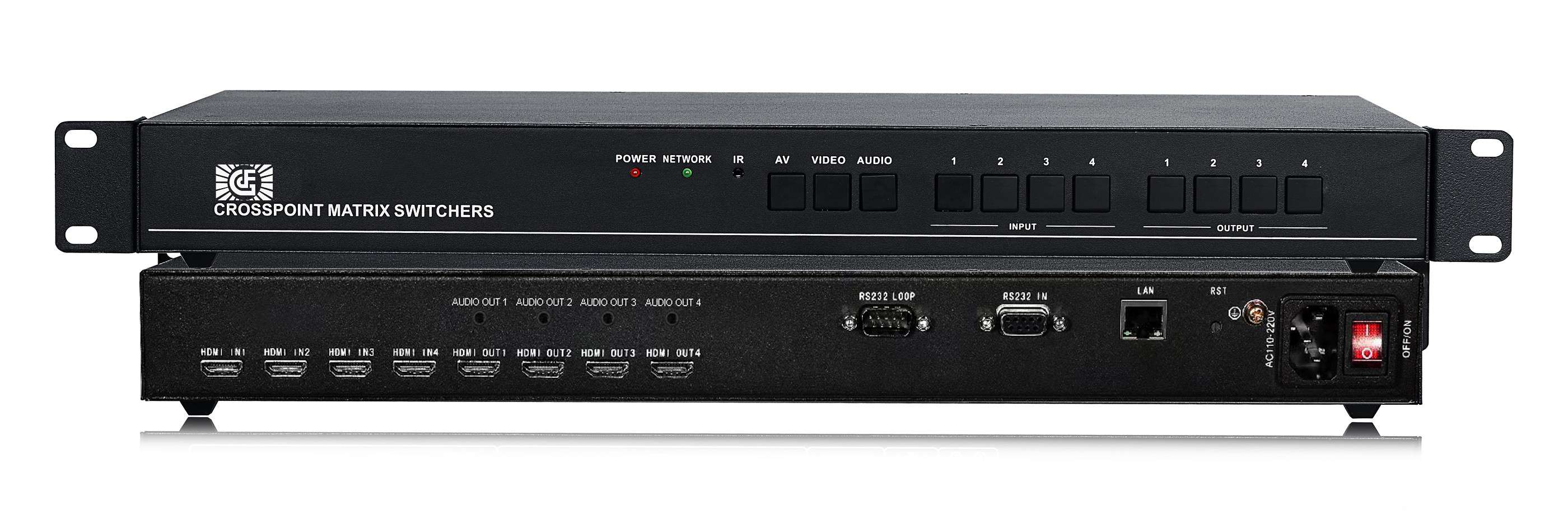 4K60HZ高清HDMI2.0 4進(jìn)4出無縫矩陣