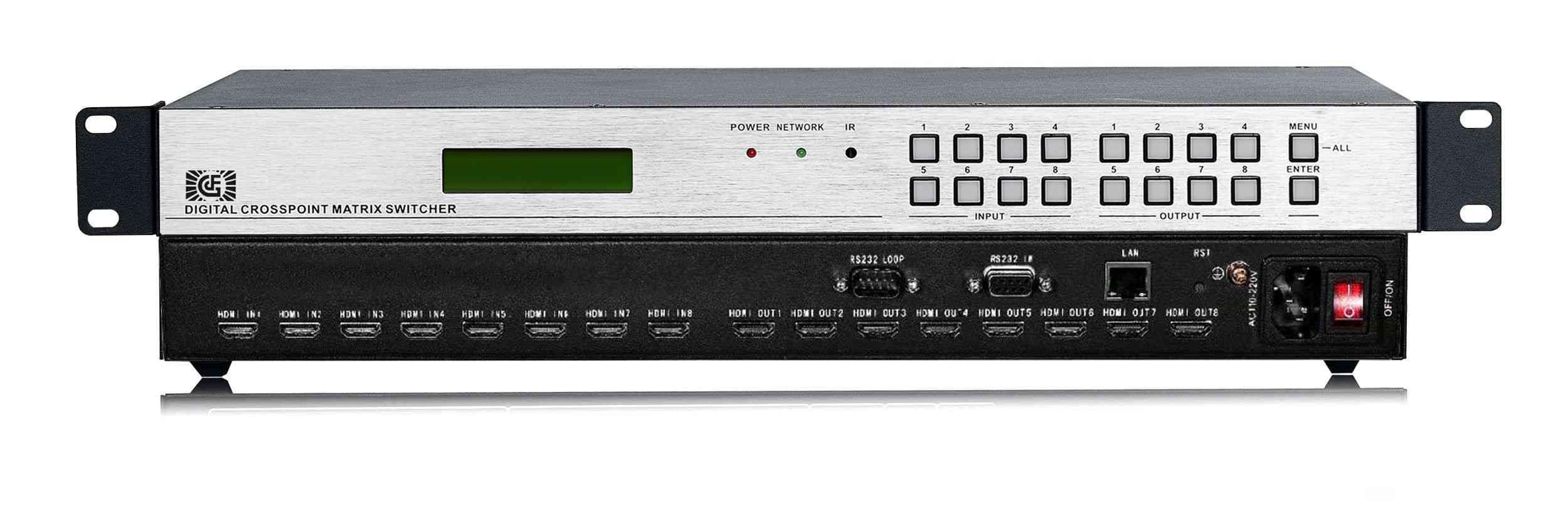 HDMI8進8出4K高清矩陣
