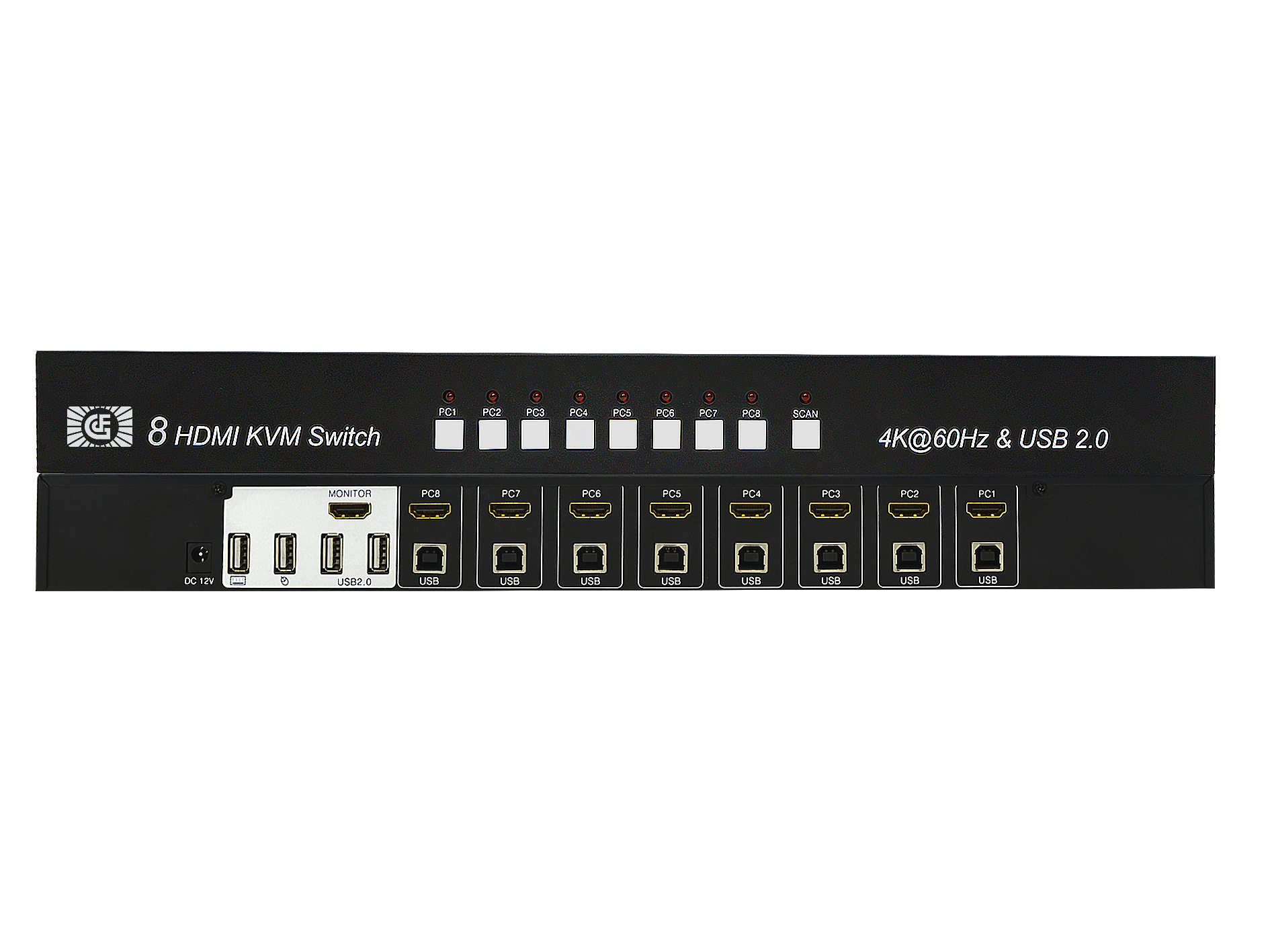 HDMI KVM 8進1出4K切換器