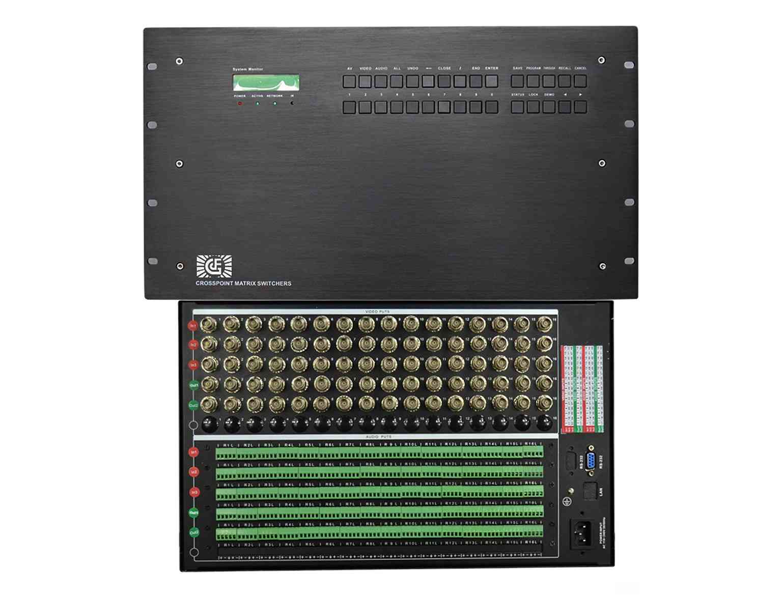 AV48進(jìn)32出音視頻矩陣切換器