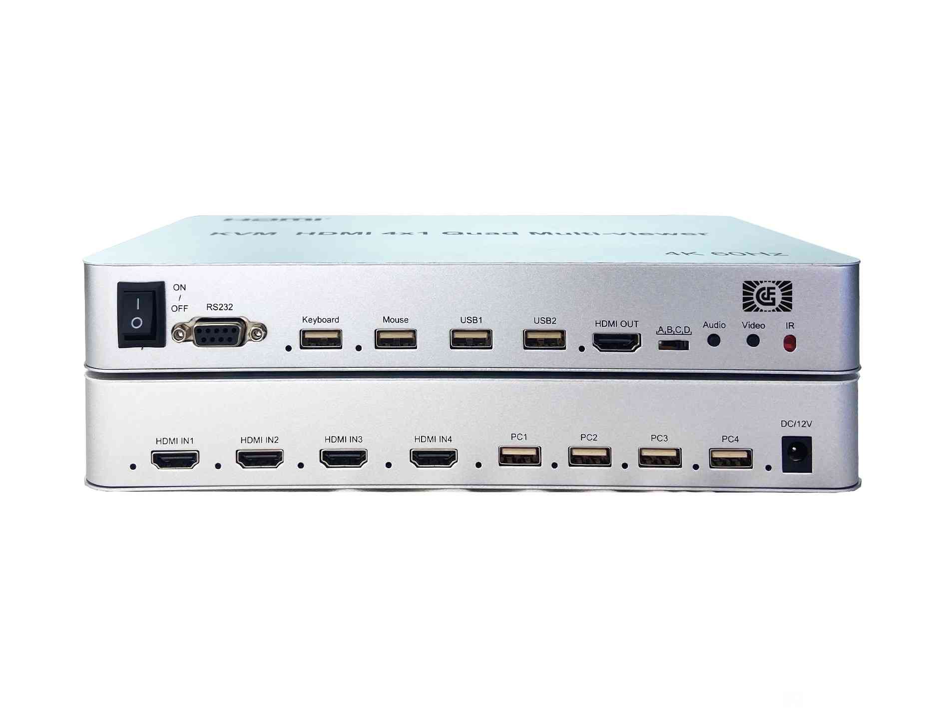 4K60HZ超高清KVM HDMI2.0畫面分割器