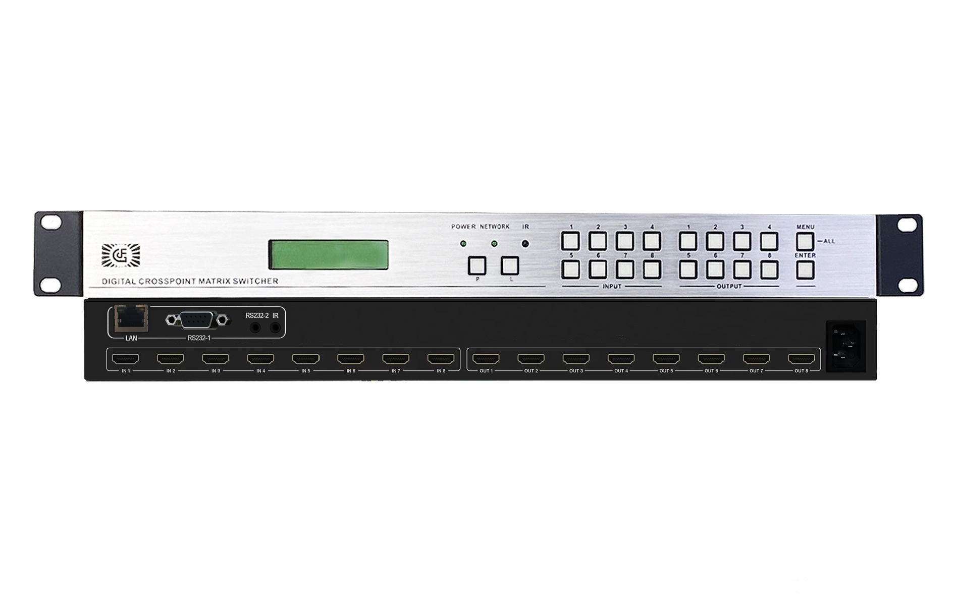HDMI8進(jìn)8出無縫高清矩陣